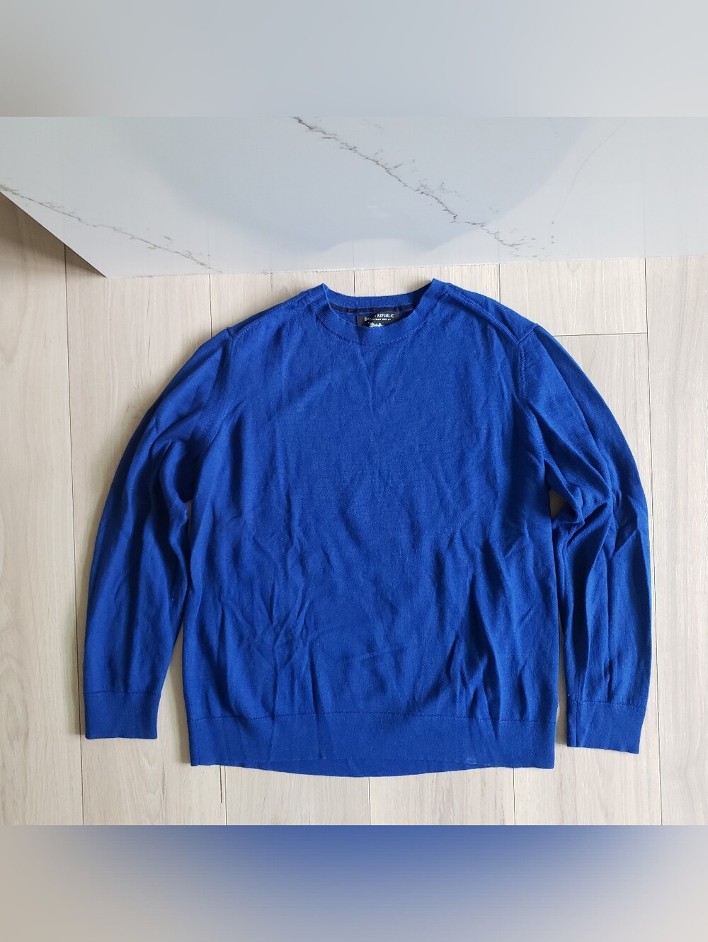Banana‎ Republic Merino Wool Men’s Crewneck Sweater Royal Blue